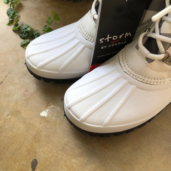 STORM by COUGAR Women's Candela Waterproof Lace-Up Winter Boots White Buffalo - Picture 5 of 6